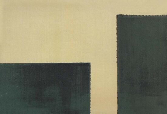 Brunt Umber - Ultramarine Blue, Oil on Linen, 193.9 x 130.3 cm, 1999