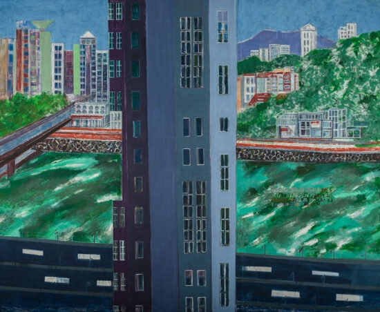해운대 센텀 Premier Hotel에서,410x495cm,Acrylic on Canvas,2018