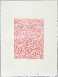 Red, 42x32cm, etching, ed.29/30, 1984