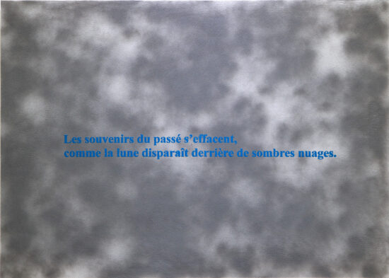 Ciel Gris, from your memory, 60.6x90.9cm, mixed media, 2020
