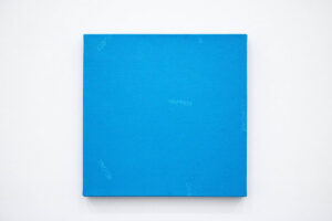 Blue, 40.64 x 40.64cm, acrylic, ink on canvas, 1994