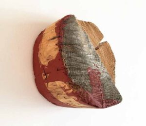 Paralleled perimeter, 16 x 16.5 x 9.5 cm, wood,acrylic, 1989