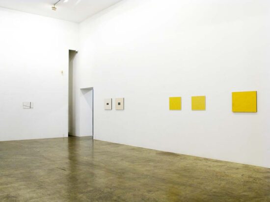 Fred Sandback, Installation view, 2015