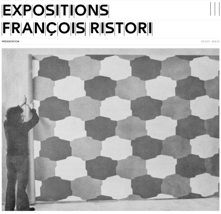 FRANCIOS RISTORI, MAMCO, Genève, Switzerland